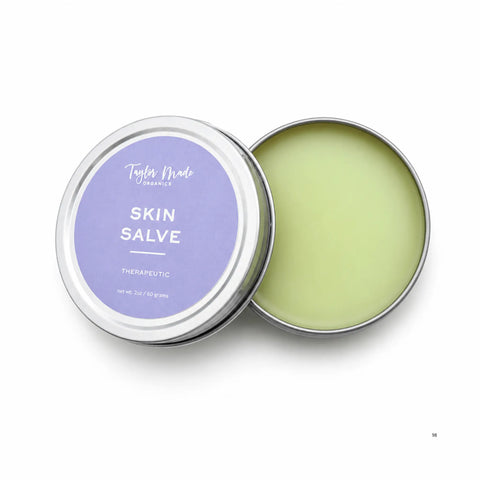 Organic Skin Healing Salve 2oz – Natural Burn Relief Moisturizer for Diaper Rash & Dry Skin | Taylor Made Organics Made in USA Taylor Made Organics  therapeutic salve