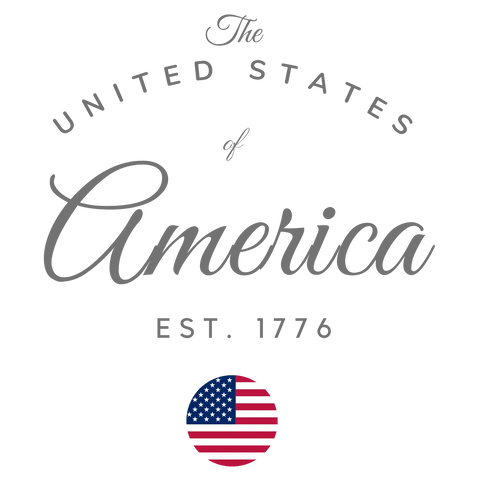 Organic United States of America Cotton Unisex Hoodie – Made in USA – Soft Stretch Vinyl Print Suede Kloth 