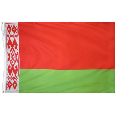 Outdoor Durable 200 Denier Nylon Belarus Flag – UV-Resistant Colors – Made in USA | SolarGuard Technology Freedom Flag and Pole 