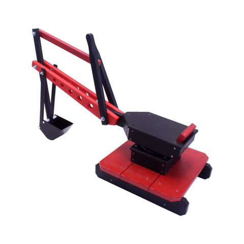 Outdoor Sand Digger Excavator Toy With 360° Swivel Seat – Durable Poly Lumber Ride-On | Made in USA Amish Toy Box  Toy