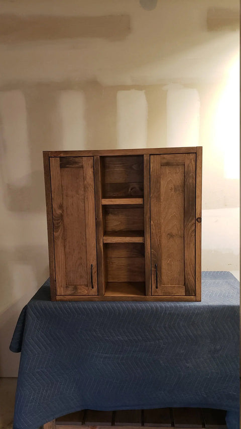 Over Toilet Storage Cabinet – Handcrafted White Pine Bathroom Organizer | Made in USA Limitless Woodworking  item