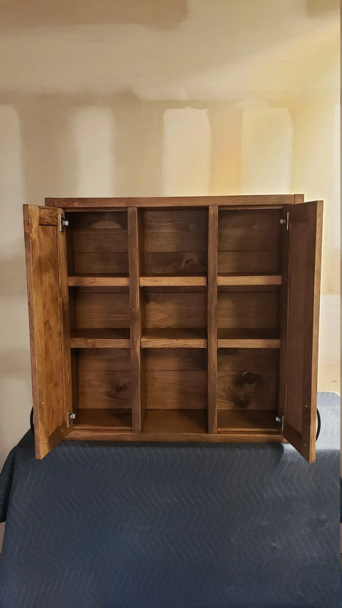 Over Toilet Storage Cabinet – Handcrafted White Pine Bathroom Organizer | Made in USA Limitless Woodworking  item