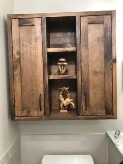 Over the Toilet Cabinet Limitless Woodworking  item
