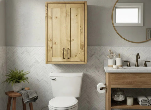 Over the Toilet Cabinet - Model #1050 - Limitless Woodworking  item