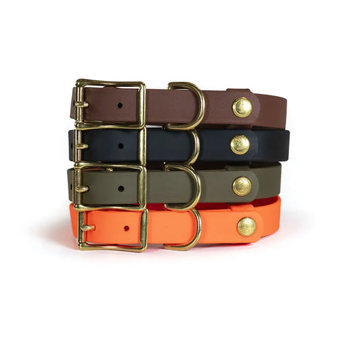 Owasco Biothane Field Dog Collar With Tail Snap – Durable Hunting Collar – Made in USA Auburn Leathercrafters  item