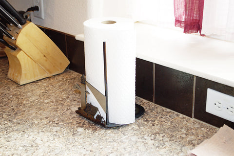 Rustic Lighthouse Paper Towel Holder – Coastal Kitchen Accessory | Handcrafted in USA Knights Home Decor  item