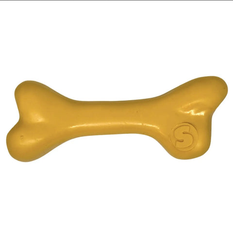 PUP-X Glow in the Dark Synthetic Rubber Dog Bone Toy – Durable Chew & Floating Toy | Made in USA SodaPup  Rubber Dog Toys