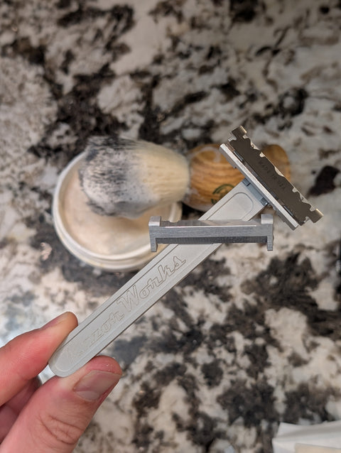 R1 Hammerhead Adjustable Safety Razor – Premium 6061 Aluminum Grooming Tool | Made in USA by RazorWorks RazorWorks 