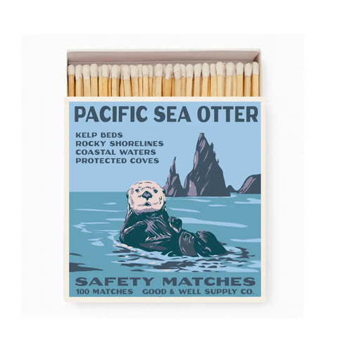 Pacific Sea Otter Cabin Matches Good & Well Supply Co. 
