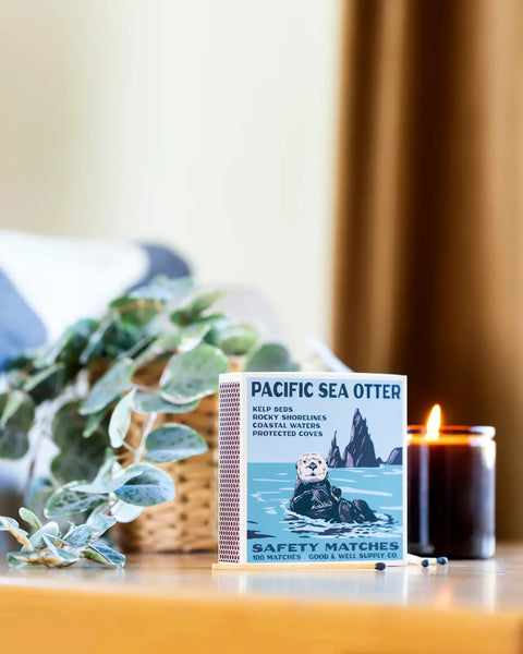 Pacific Sea Otter Cabin Matches Good & Well Supply Co. 