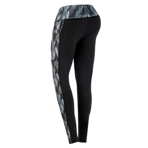 Pacific Silver Fir Charcoal Leggings – Performance Activewear Pants | Made in USA Fireside Pine  Leggings