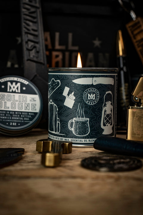 Pacific Woods Soy Wax Candle 8oz – Hand Poured | Made in USA All American Maker 
