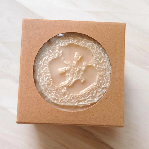 Pack of 2 Handcrafted Goat Milk Loofah Soap Duo – Mango Coconut Scented Bars | Natural Bath Body Care Made in USA Frances Farm & Craft  Soap