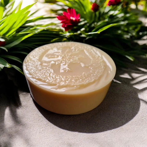 Pack of 2 Handcrafted Goat Milk Loofah Soap Duo – Mango Coconut Scented Bars | Natural Bath Body Care Made in USA Frances Farm & Craft  Soap