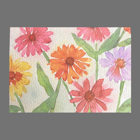Pack of 8 Vibrant Floral Greeting Cards – 3.5 x 5 Inch Blank Note Cards | JuLu Cards Made in USA JuLu Cards  Blank Cards