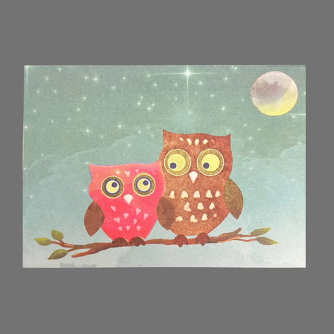 Pack of 8 – 3.5 x 5 Inch Owl-Themed Greeting Cards with Envelopes | JuLu Cards Made in USA JuLu Cards  Blank Cards