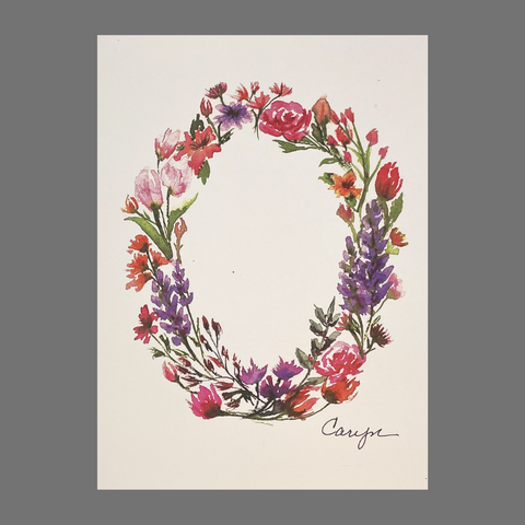 Pack of 4 Floral Watercolor Greeting Cards – JuLu Cards | Handmade in USA JuLu Cards  Blank Cards