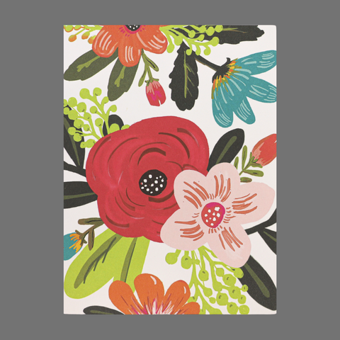 Pack of 4 Floral Greeting Cards – Large 4.5x6.25 Inch Prints | Made in USA JuLu Cards  Blank Cards