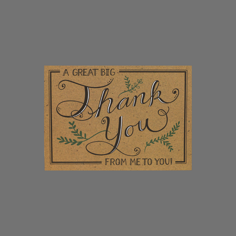Pack of 8 Rustic Thank You Cards – 3.5x5 Inch Handcrafted Note Set | Made in USA JuLu Cards  Thank You Cards
