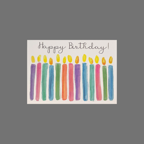 Pack of 8 Hand-Painted Birthday Cards – 3.5x5 Inch Greeting Set | Made in USA JuLu Cards  Birthday Cards