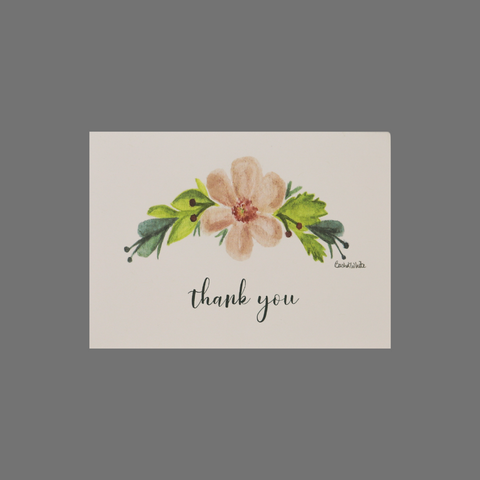 Pack of 8 Thank You Greeting Cards – Floral Arch Design 3.5x5 Inch | Made in USA JuLu Cards  Thank You Cards