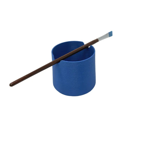 Paintbrush Holder & Cleaner Cup | Holds Paintbrush While Painting & Interior Ridges to Clean Brush | Made in USA Chatelet Manufacturing   9.95 White