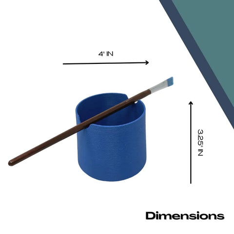 Paintbrush Holder & Cleaner Cup | Holds Paintbrush While Painting & Interior Ridges to Clean Brush | Made in USA Chatelet Manufacturing 