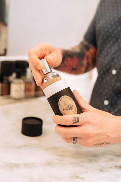 Palo Santo Cologne 50ml – Handcrafted Matte Black Bottle – Natural Scent Blend | Made in USA The Bearded Brotherhood  Cologne