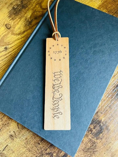 Patriot's Hardwood Engraved Bookmark Set American Grains LLC   20.00 We The People / 4