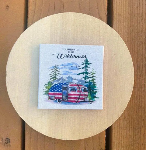 Patriotic Wilderness Magnet Liberty Cottage Design 