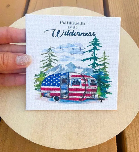 Patriotic Wilderness Magnet Liberty Cottage Design 