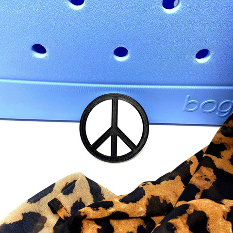 Peace Sign Tote Bag Charm – BOGLETS Compatible | Made in USA Chatelet Manufacturing 
