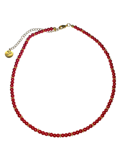 Pearl and Daisy Spacer Necklace – Layering Statement Jewelry | Made in USA with Gold and Stainless Steel Accents Michelle Marie Boutique  Necklaces
