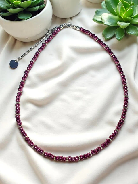 Pearl and Daisy Spacer Necklace – Layering Statement Jewelry | Made in USA with Gold and Stainless Steel Accents Michelle Marie Boutique  Necklaces