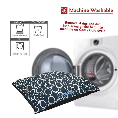 Personalized Fusion Super Value Dog Bed – Durable Poly-Cotton Cushion | Made in USA Majestic Pet
