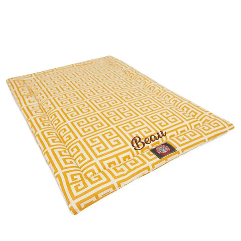 Personalized Towers Crate Mat – Plush Dog Bed Insert | Handmade in USA Majestic Pet