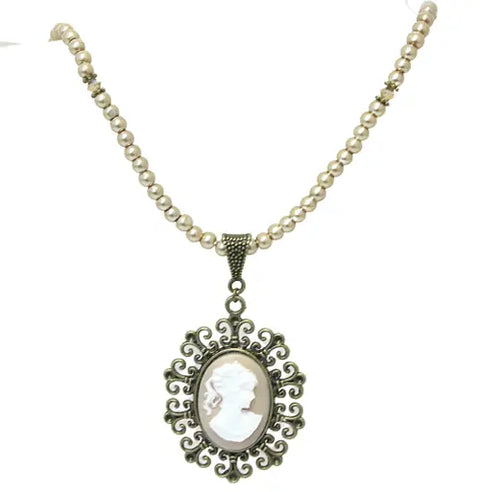 Personalized Victorian Pearl Necklace Michelle Marie Boutique  Necklace