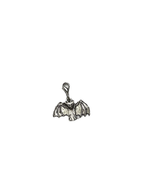 Pewter Bat Pendant Necklace 18 Inch Stainless Steel Chain – Whimsical Gift Jewelry | Made in USA Michelle Marie Boutique  Necklace