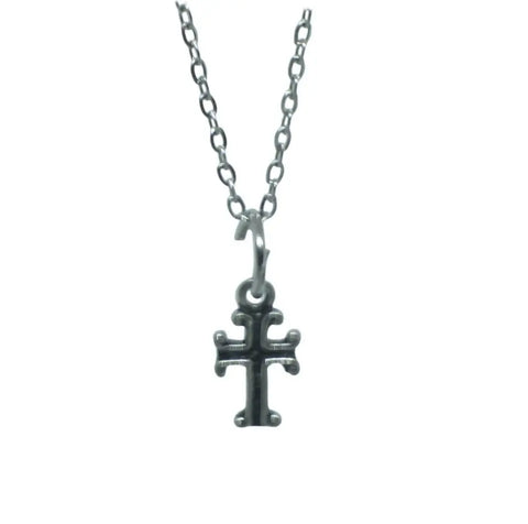 Pewter Celtic Cross Pendant Necklace With Adjustable 16-Inch Chain – Religious Jewelry Gift Boxed | Made in USA Michelle Marie Boutique  Necklace