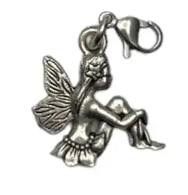 Pewter Fairy Necklace and Earring Set: A Whimsical and Magical Gift for the Fairy Lover in Your Life Michelle Marie Boutique  Jewelry Sets