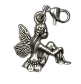 Pewter Fairy Necklace and Earring Set – 18 Inch Adjustable Chain – Whimsical Jewelry Gift for Fairy Enthusiasts | Made in USA Michelle Marie Boutique  Jewelry Sets