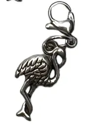 Pewter Flamingo Jewelry Set – Adjustable Necklace with Earrings – Tropical Charm Gift | Made in USA Michelle Marie Boutique  Jewelry Sets