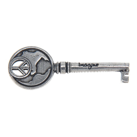 Pewter Imagine Key Charm – Recycled Lead-Free Pewter | Made in USA by Whitney Howard Designs Whitney Howard Designs  Keys