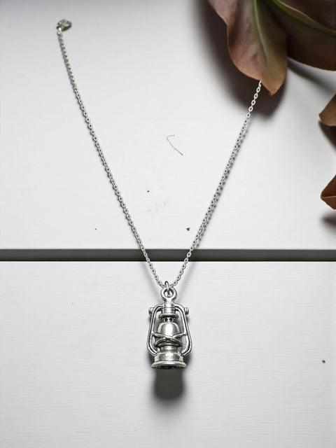 Pewter Lantern Charm – Small Stainless Steel Ring Attachment | Made in USA Accessory Michelle Marie Boutique  Charms and Pendants