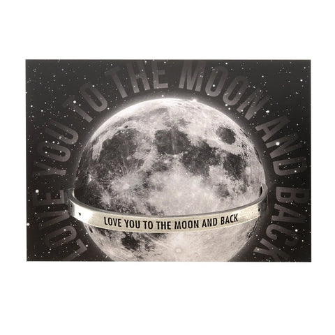 Pewter Love You to the Moon and Back Cuff Bracelet – Inspirational Jewelry | Made in USA Whitney Howard Designs  Cuff Bracelets