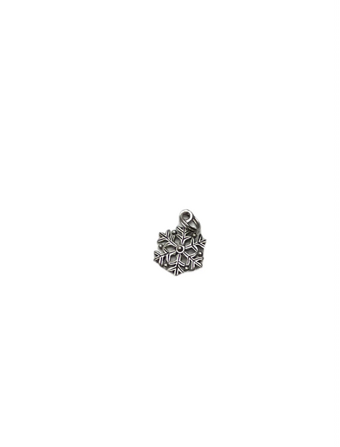 Pewter Snowflake Pendant Necklace – Adjustable Stainless Steel Chain | Made in USA Gift Michelle Marie Boutique  Necklace