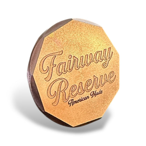 Premium Copper Golf Ball Marker – Beveled Edge Design | Handmade in USA Fairway Reserve 