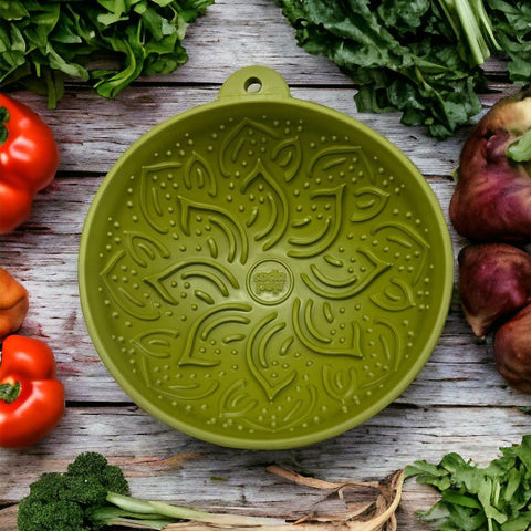 Interactive Dog Feeding Bowl – Garden of Eatin’ Tipsy Design | Made in USA SodaPup  EMAT