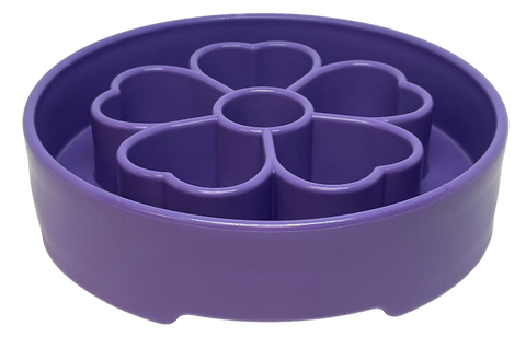 Flower Design Slow Feeder Dog Bowl – Interactive Enrichment Mealtime | Made in USA SodaPup  EBOWL