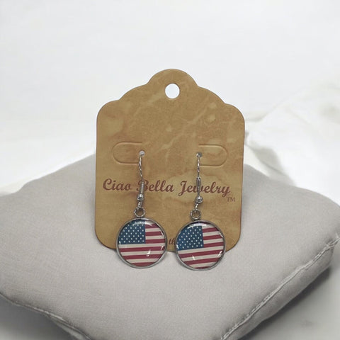 Limited Edition 250th Anniversary Military Drop Earrings – U.S. Army Navy Marine Commemorative Jewelry | Made in USA Michelle Marie Boutique  Earrings